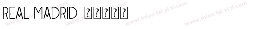 real madrid字体转换